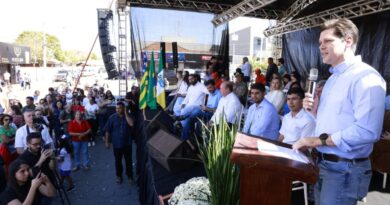 Duplicação da GO-010 garante futuro seguro e mais produtivo para Vianópolis, afirma Daniel Vilela durante aniversário do município (Foto: André Costa)