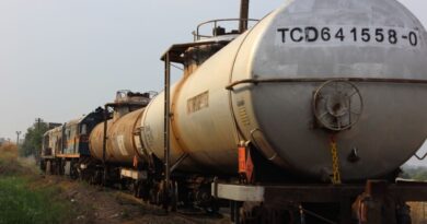 Composição ferroviária em trecho goiano da FCA (Foto: Samuel Straioto)