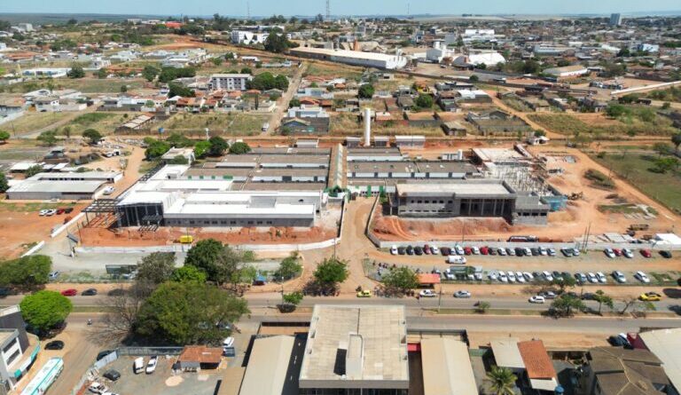 Ampliação do HEF quadruplica a área construída e garantirá 298 leitos, 40 deles de UTI, além de novas alas, pronto-socorro e cinco salas cirúrgicas