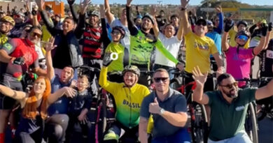 Em clima de muita alegria foi inaugurada a primeira Ciclofaixa de Valparaíso