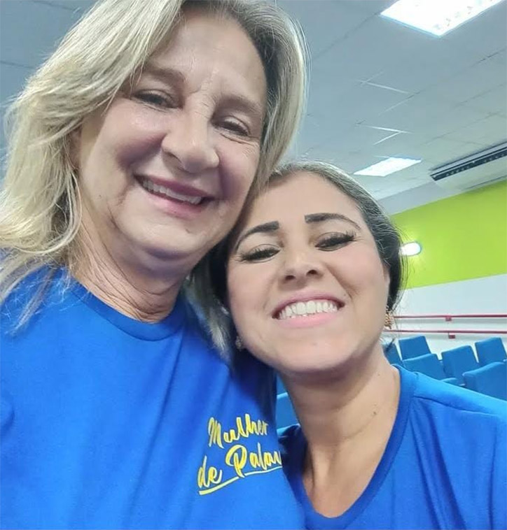 Deputada Dra Zeli e Kelian, do Instituto Alquimia