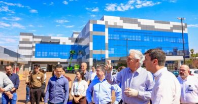 Caiado vistoria obras em Goiânia nesta segunda-feira (8/9), entre elas do Cora, que será oficialmente inaugurado em 25 de setembro