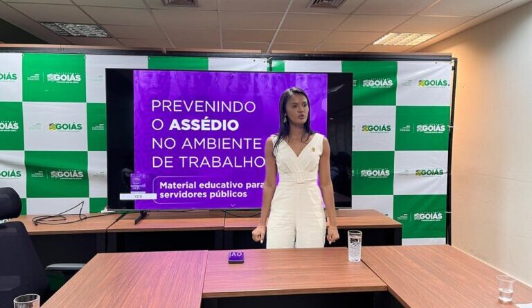 Servidores da SEDF-GO participam de palestra sobre prevenção de assédio. (Foto: Reprodução)