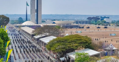 Trânsito será restrito na Esplanada dos Ministérios. Transporte público no dia do desfile será gratuito. Foto: Ricardo Stuckert / PR