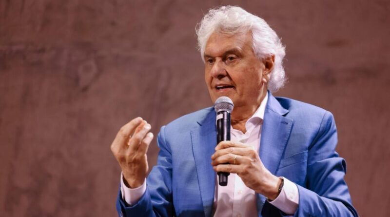 Governador Ronaldo Caiado durante evento sobre segurança pública, promovido pela Fundação Getúlio Vargas (FGV), no Rio de Janeiro (Fotos: Hegon Corrêa)