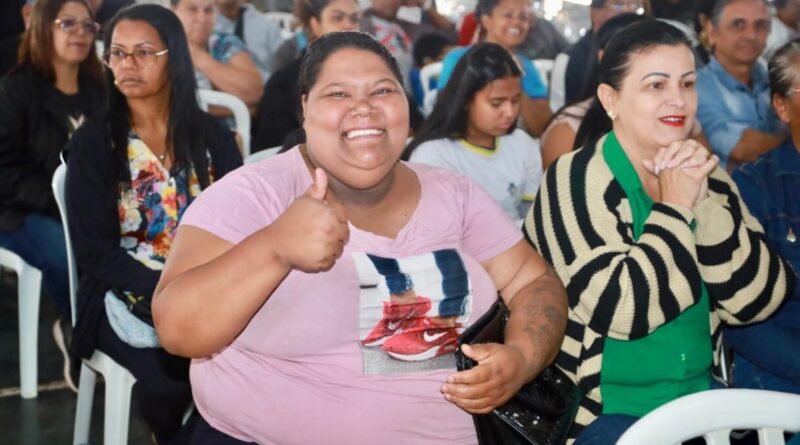 Governo de Goiás sorteia feirantes para ocupar o primeiro Mercadão Goiano, em Aguás Lindas (Foto: Cristóvão Matos/SIC)