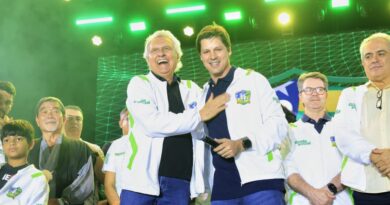 Ao lado de jovens atletas, Daniel Vilela reforça no Serra Dourada o compromisso do Governo de Goiás com o esporte e a cidadania