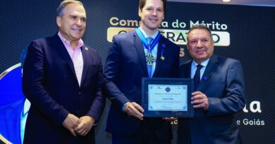 Sandro Mabel, Daniel Vilela e Luís Alberto Pereira (Foto: Wesley Costa)