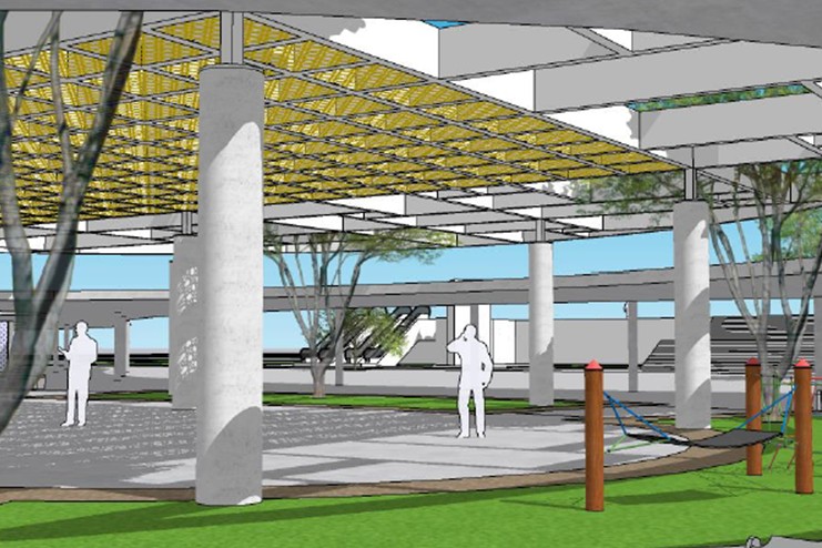 Projeto das novas instalações prevê que as marquises ficarão interligadas | Foto: Divulgação/Seduh