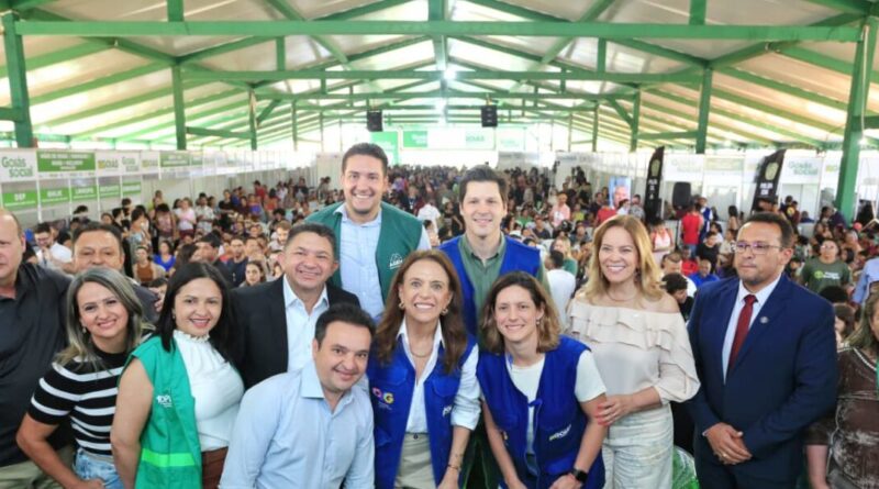 A estrutura itinerante do Goiás Social está em Planaltina de Goiás