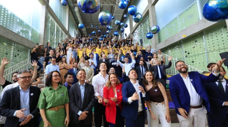 Vice-governador Daniel Vilela durante lançamento do Goiás Pelo Mundo: iniciativa vai levar mais de 2 mil goianos ao exterior nos próximos cinco anos
