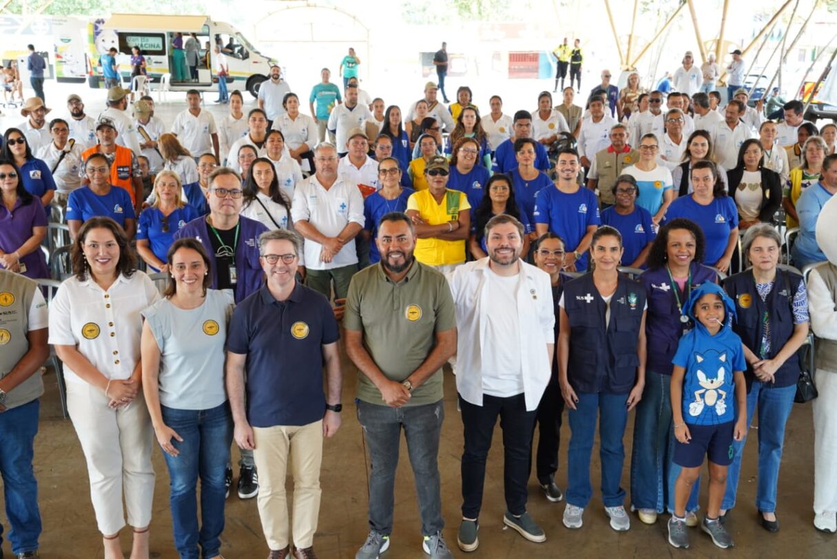 Ação integrou diferentes frente de trabalho para reforçar o enfrentamento ao mosquito Aedes Aegypti (Foto: SES)