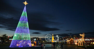O Nosso Natal 2025 continua iluminando a Esplanada dos Ministérios até 4 de janeiro (exceto dias 24 e 31), sempre das 17h às 23h | Foto: Tony Oliveira/Agência Brasília