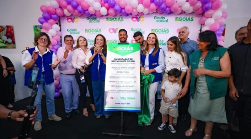Gracinha Caiado inaugura primeiro Restaurante do Bem em Trindade