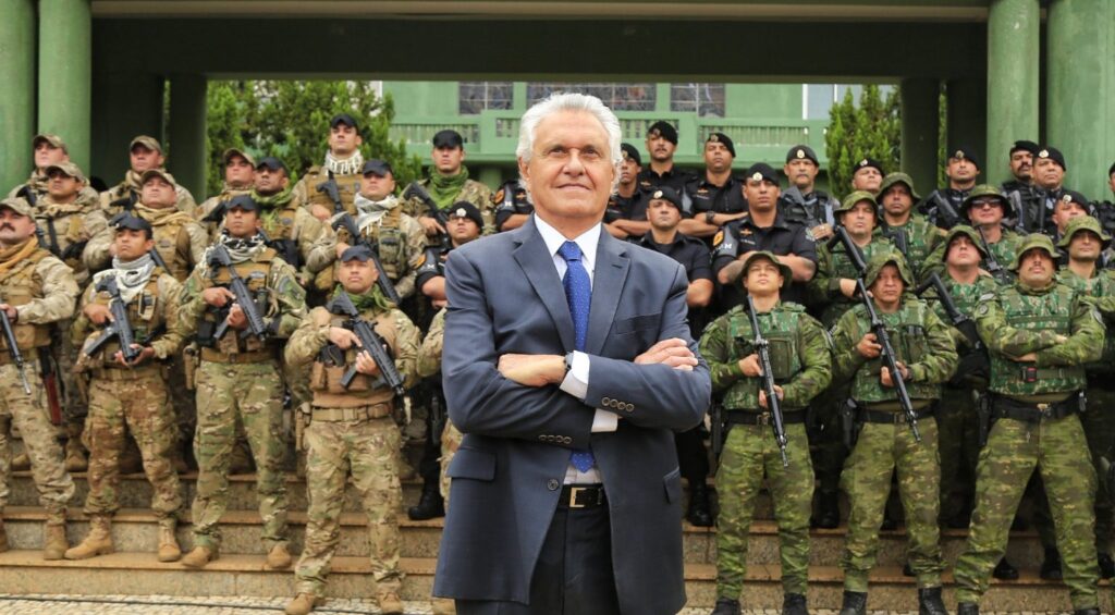 “Ser o estado mais seguro do Brasil requer planejamento, pulso firme e tolerância zero com o crime. Sem segurança pública, não há governabilidade”, afirma Caiado (Fotos: Secom-GO)