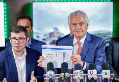Governador Ronaldo Caiado destaca que crescente positiva nos resultados da Saneago teve início com fortalecimento da governança, da gestão e da capacidade econômico-financeira implementada a partir de 2019 (Fotos: Lucas Diener)