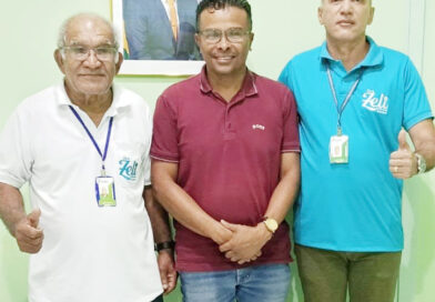 Assessores da deputada Drª Zeli realizam visita de cortesia ao secretário Edvaldo do Marajó