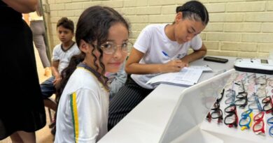 Programa Enxergando o Futuro realiza exames em 470 alunos E.M. Paulo Freire