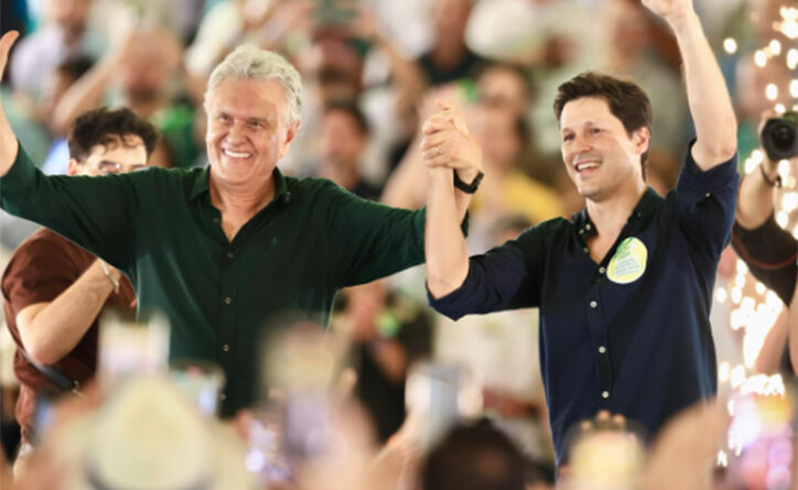 Ronaldo Caiado e Daniel Vilela reúnem apoiadores em Jaraguá para lançar chapa governista