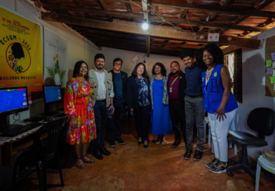 Comunidade Quilombola Mesquita, em Cidade Ocidental, recebe a doação de 20 computadores recondicionados e ganha novo laboratório de informática