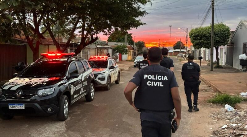 Mais de 250 policiais civis participam da operação, que cumpre mandados judiciais e reforça o enfrentamento qualificado às organizações criminosas (Fotos: Polícia Civil)
