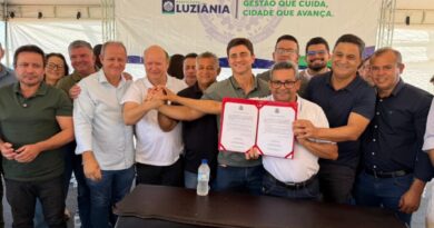 Serviços integram o programa ‘Avança Luziânia’ com ações em infraestrutura, educação, esporte e lazer, com obras de pavimentação asfáltica, construção de unidades escolares e implantação de espaços públicos // Foto: Secom