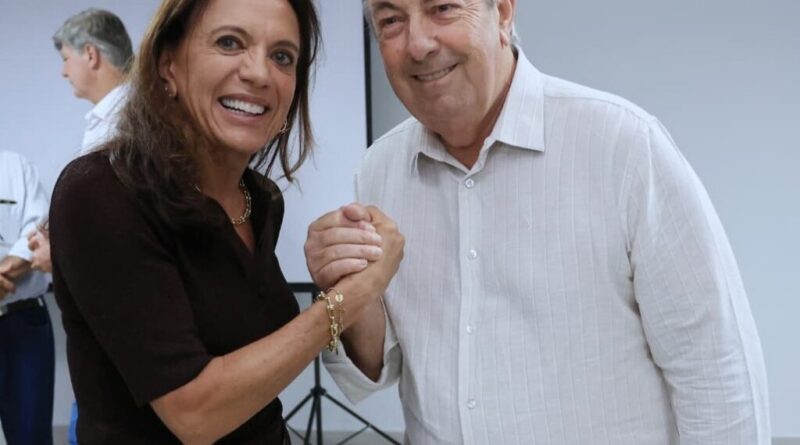 Gracinha Caiado declara apoio a Zé Mário Schreiner para vice em Goiás