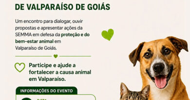 Secretaria de Meio Ambiente promove 1º Encontro da Causa Animal em Valparaíso de Goiás