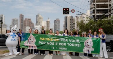 Mobilização chama a atenção para importância da vacinação e busca de não-vacinados (Foto: SES)