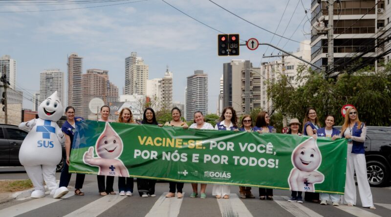 Mobilização chama a atenção para importância da vacinação e busca de não-vacinados (Foto: SES)