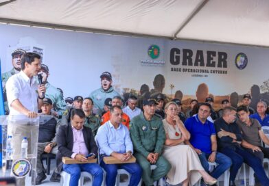 Daniel Vilela inaugura base do Graer em Luziânia e participa da formatura do 6º Curso de Operações Aéreas