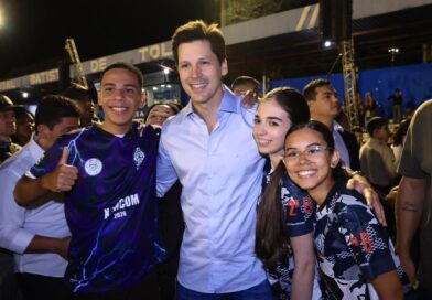 Daniel Vilela prestigia abertura dos jogos dos colégios militares de Aparecida de Goiânia e destaca importância da prática esportiva para desenvolvimento dos jovens (Fotos: Adalberto Ruchelle e Walter Folador)