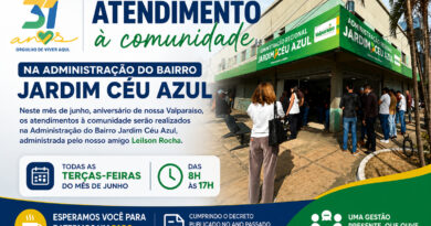 Prefeito realiza atendimento à comunidade no Jardim Céu Azul durante o mês de aniversário de Valparaíso