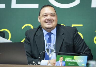 Presidente ado legislativo municipal vereador Walison Lacerda