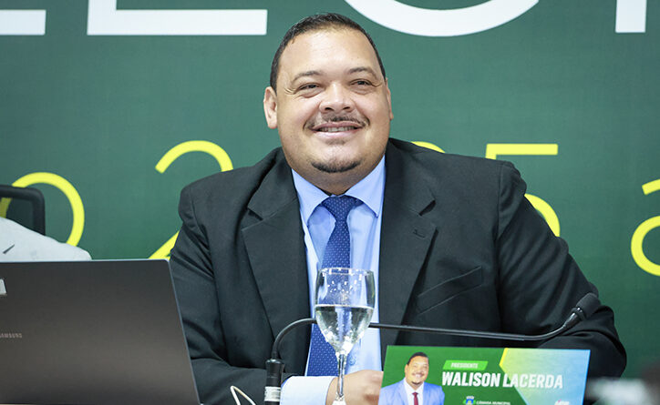 Presidente ado legislativo municipal vereador Walison Lacerda