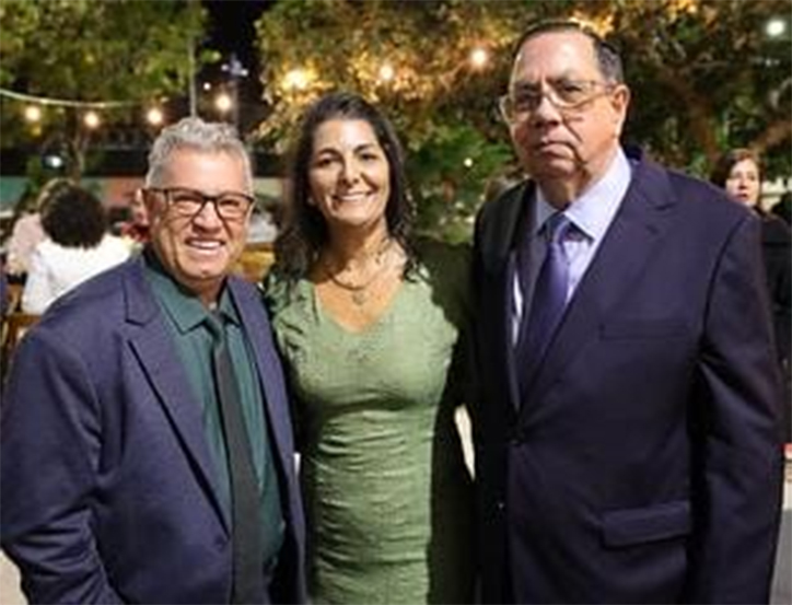 Antônio Cesar, Presidente do CREA, Adriana Rezende e Dr Davi Resende da Costa