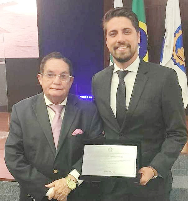 Prefeito de Valparaíso, Marcus Vinicius e jornalista Fernando Girãp