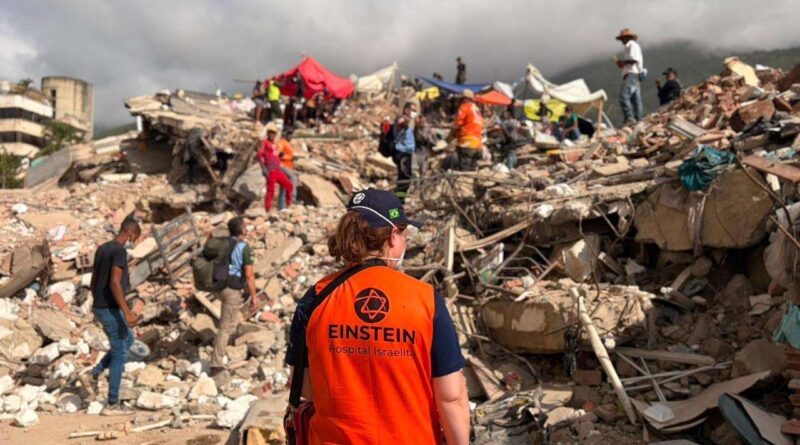 Einstein atua em missão humanitária para apoiar vítimas do terremoto na Venezuela