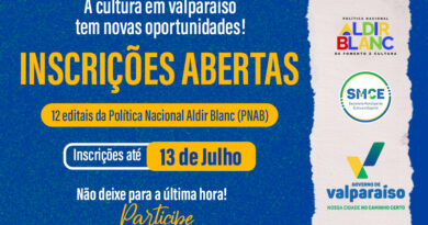 Cultura abre inscrições para 12 editais da PNAB em Valparaíso