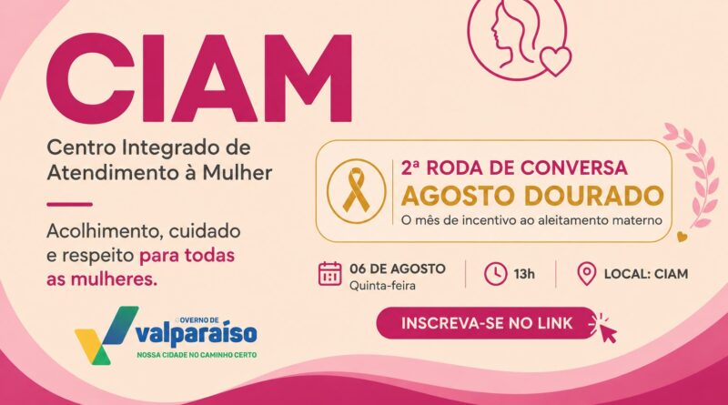 Inscreva-se: CIAM promove 2ª Roda de Conversa para gestantes