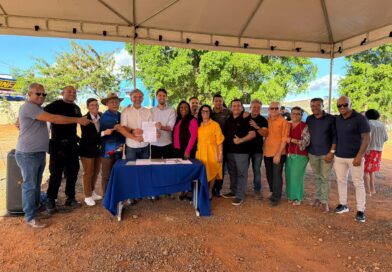 Assinatura da Ordem de Serviço marca o início da construção do Complexo Aquático do Jardim Oriente