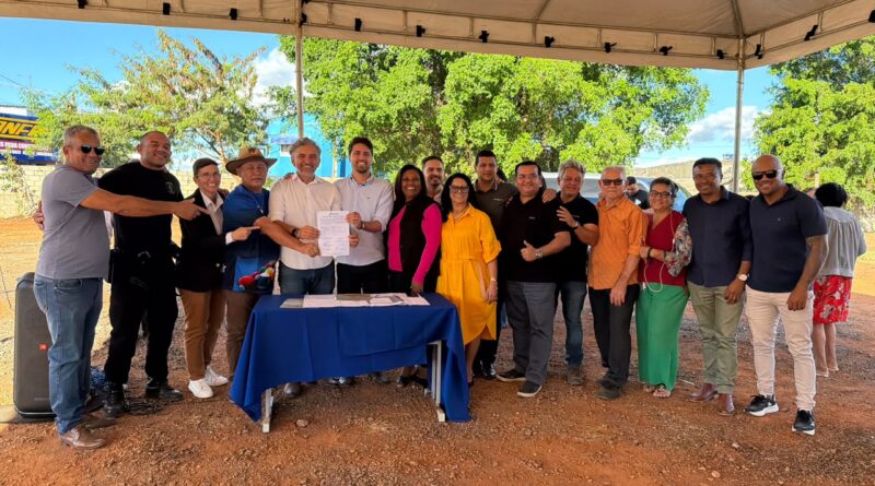 Assinatura da Ordem de Serviço marca o início da construção do Complexo Aquático do Jardim Oriente
