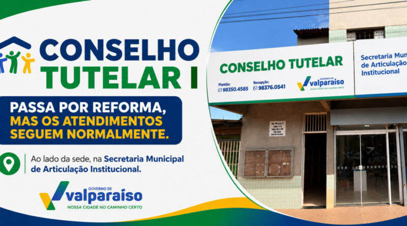 Conselho Tutelar passa por reforma para ampliar a qualidade do atendimento