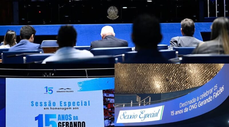 Senado celebra os 15 anos da ONG Gerando Falcões
