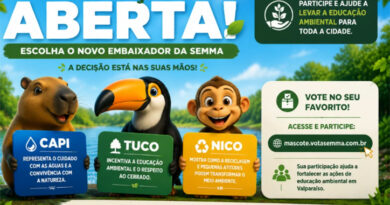SEMMA promove escolha popular de mascote para fortalecer ações de educação ambiental em Valparaíso