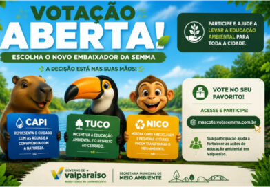 SEMMA promove escolha popular de mascote para fortalecer ações de educação ambiental em Valparaíso
