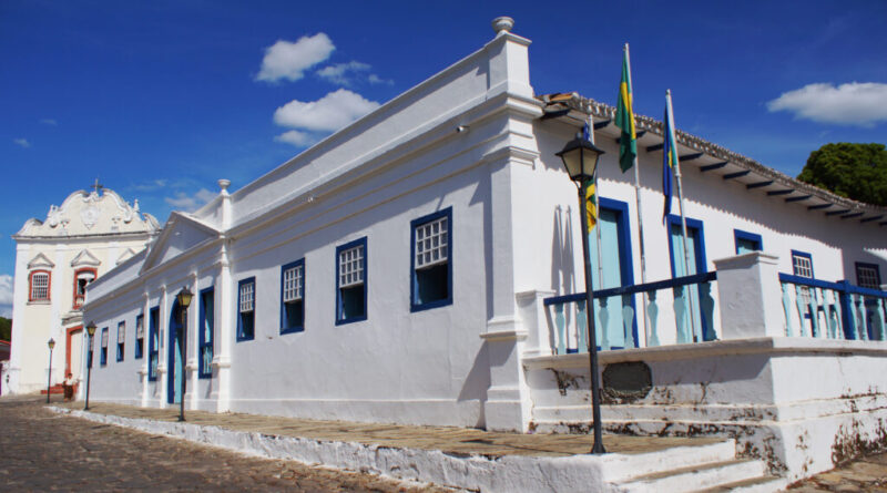 Palácio Conde dos Arcos (Foto: reprodução) Fonte: A Redação - https://aredacao.com.br/estado-celebra-os-299-anos-da-cidade-de-goias-com-transferencia-da-capital/