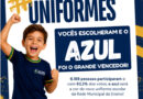 Comunidade escolhe azul como nova cor do uniforme da Rede Municipal de Ensino