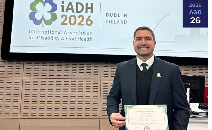 O professor e pesquisador Alexandre Franco Miranda, da Universidade Católica de Brasília (UCB), recebeu o título internacional de excelência Fellow in Special Care Dentistry (FiADH)