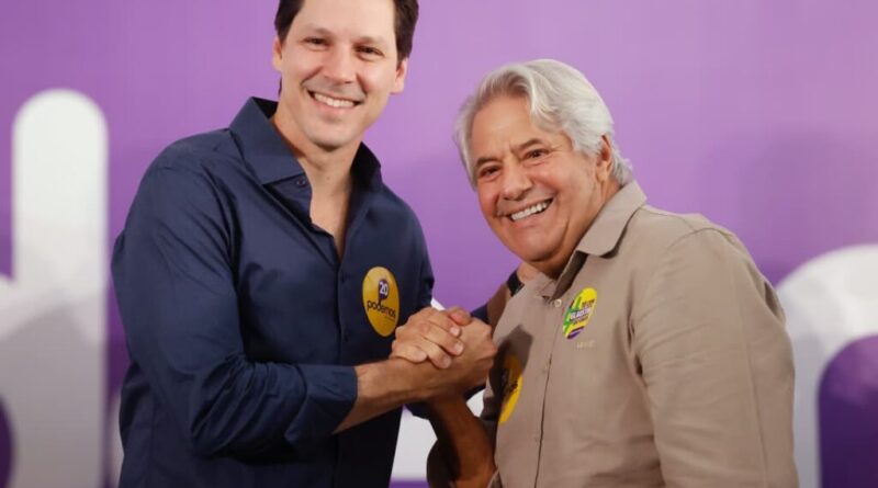 Daniel Vilela e Luiz do Carmo (Foto: divulgação) Fonte: A Redação - https://aredacao.com.br/luiz-do-carmo-e-confirmado-como-candidato-a-vice-governador-na-chapa-de-daniel-vilela/